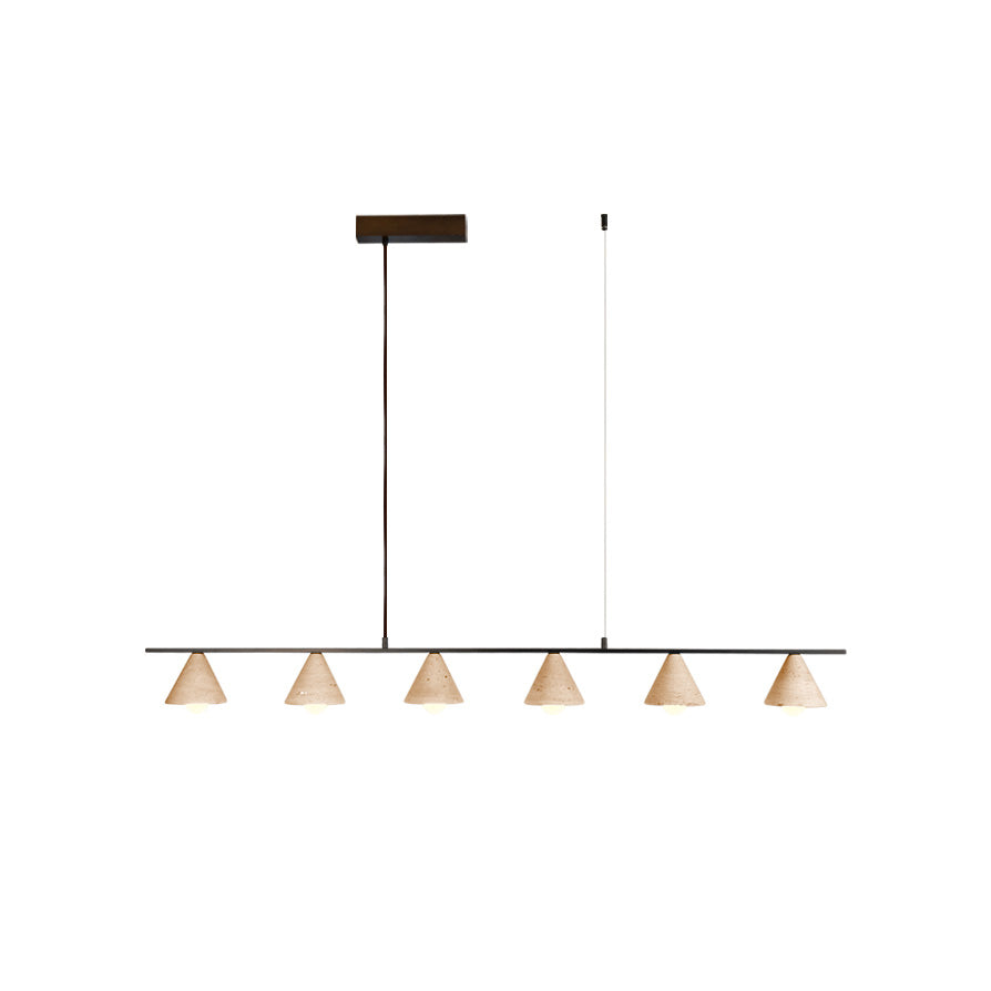 Laderden Travertine Pendant Light-Moonnatur