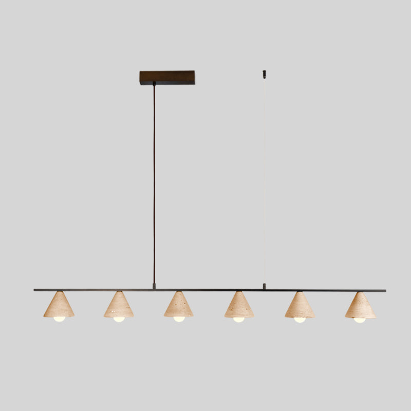 Laderden Travertine Pendant Light-Moonnatur