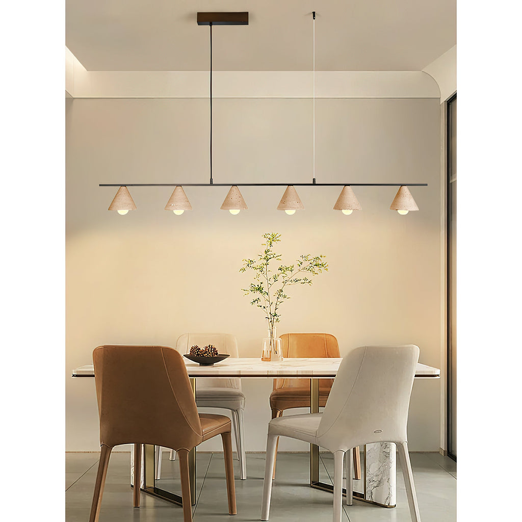 Laderden Travertine Pendant Light-Moonnatur