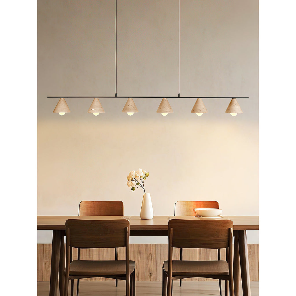 Laderden Travertine Pendant Light-Moonnatur