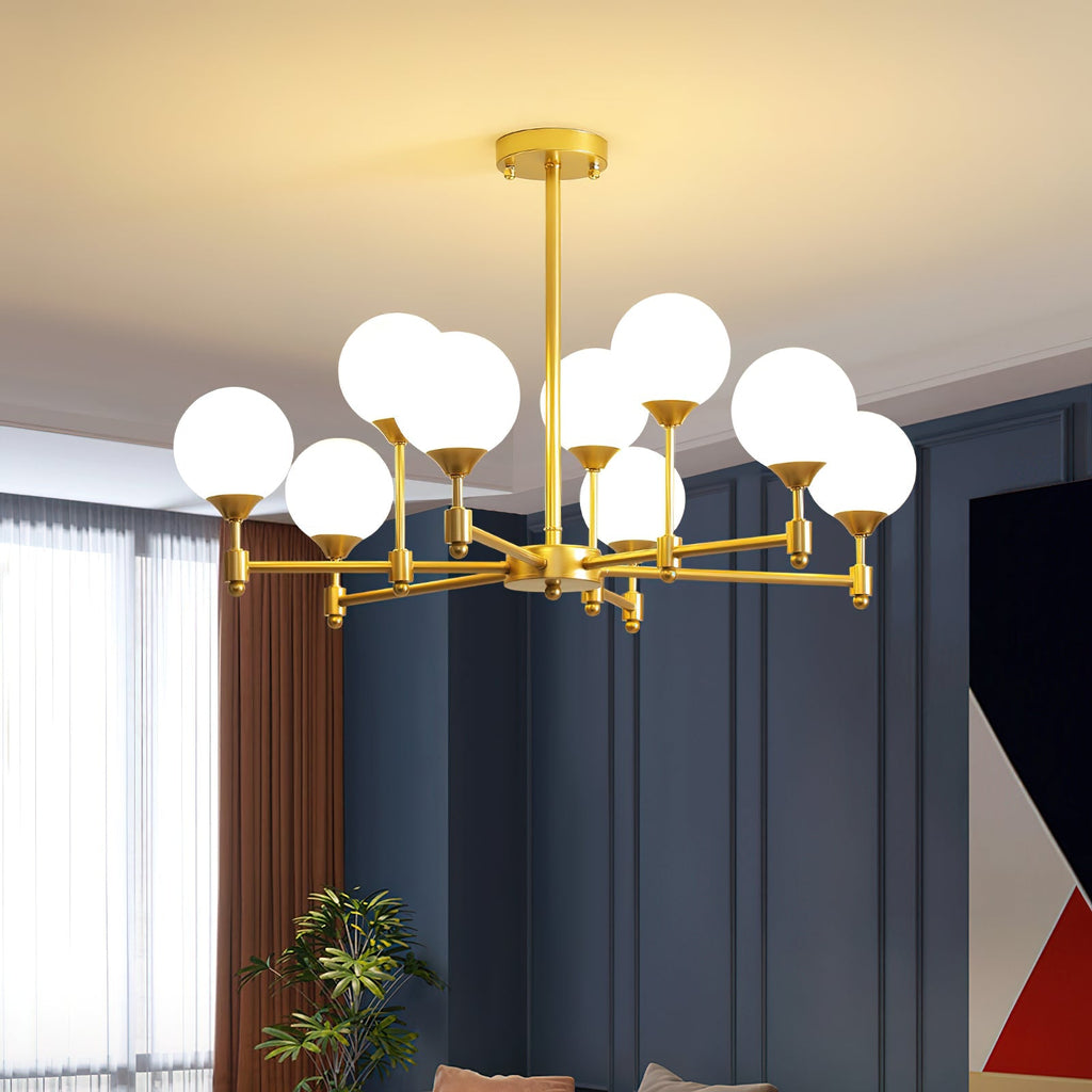 Kesterdale Glass Chandelier-Moonnatur