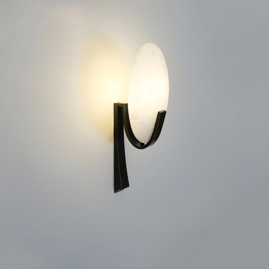 Redrenwynne Alabaster Wall Light-Moonnatur