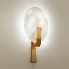 Redrenwynne Alabaster Wall Light-Moonnatur