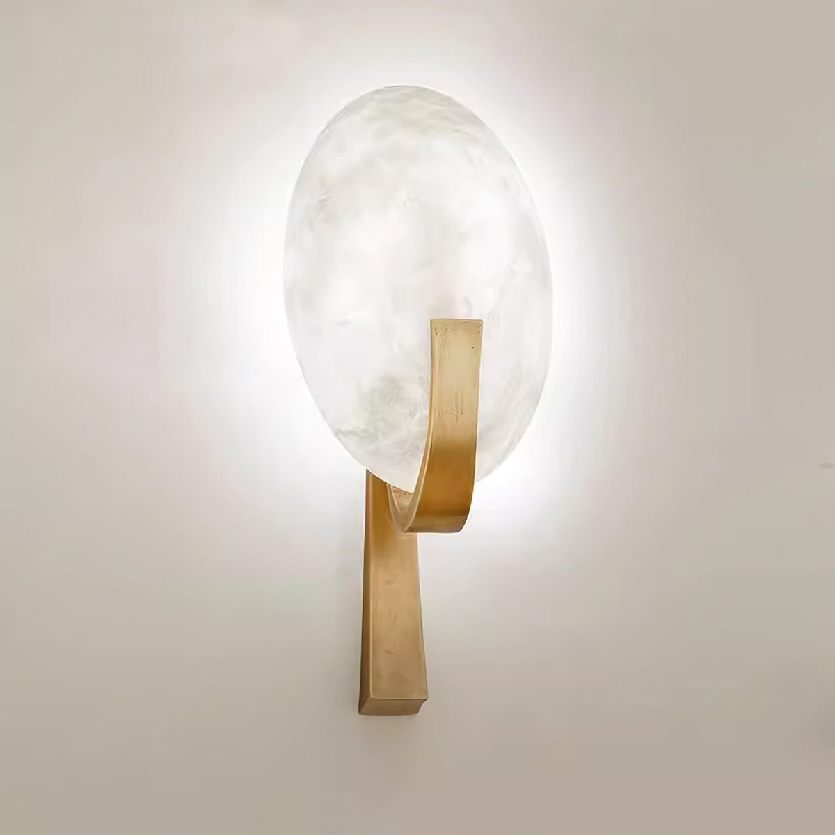 Redrenwynne Alabaster Wall Light-Moonnatur
