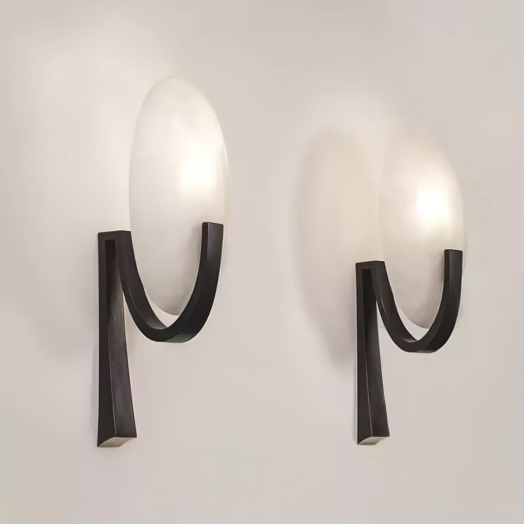 Redrenwynne Alabaster Wall Light-Moonnatur