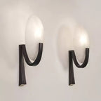 Redrenwynne Alabaster Wall Light-Moonnatur