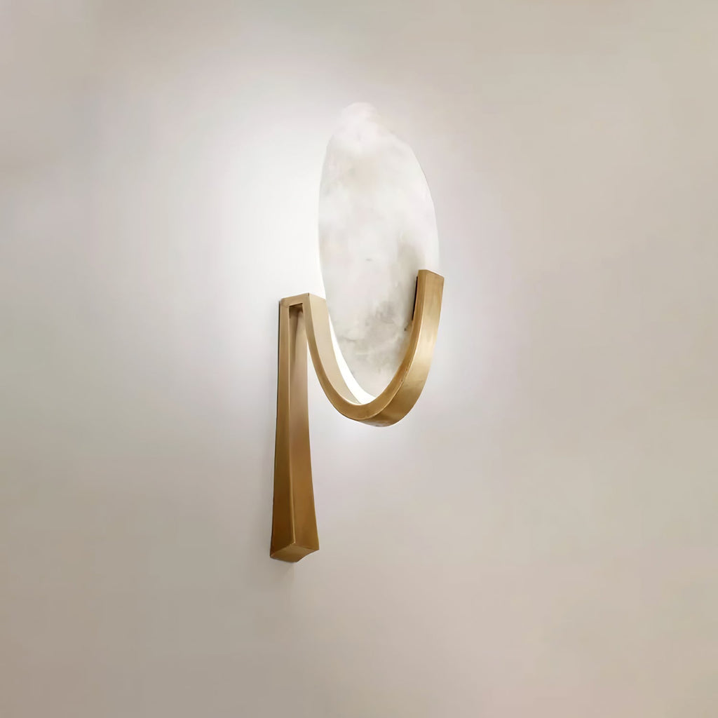 Redrenwynne Alabaster Wall Light-Moonnatur