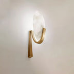 Redrenwynne Alabaster Wall Light-Moonnatur