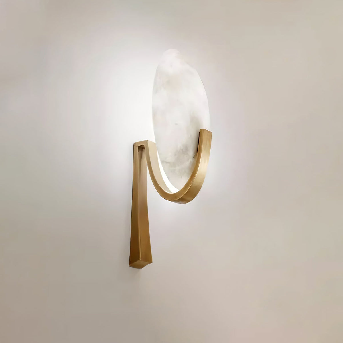 Redrenwynne Alabaster Wall Light-Moonnatur