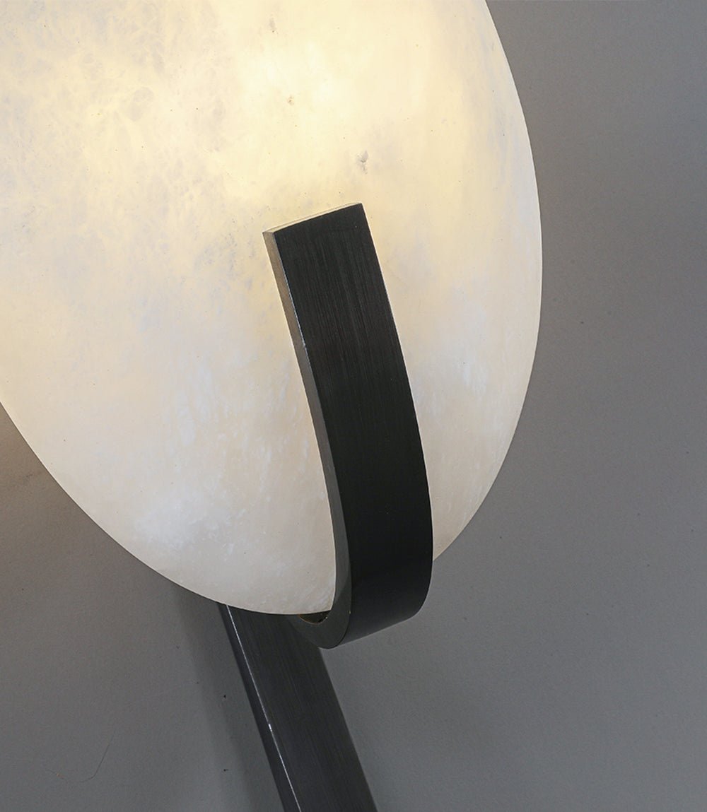 Redrenwynne Alabaster Wall Light-Moonnatur