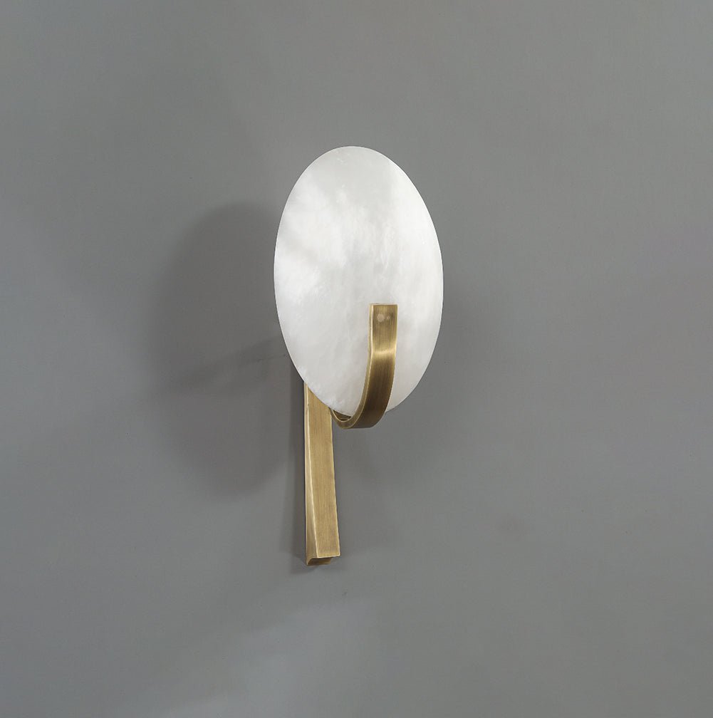 Redrenwynne Alabaster Wall Light-Moonnatur