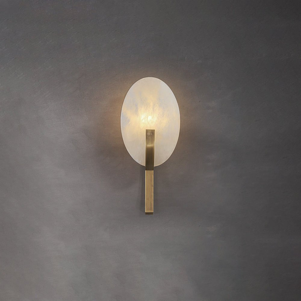 Redrenwynne Alabaster Wall Light-Moonnatur