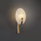 Redrenwynne Alabaster Wall Light-Moonnatur