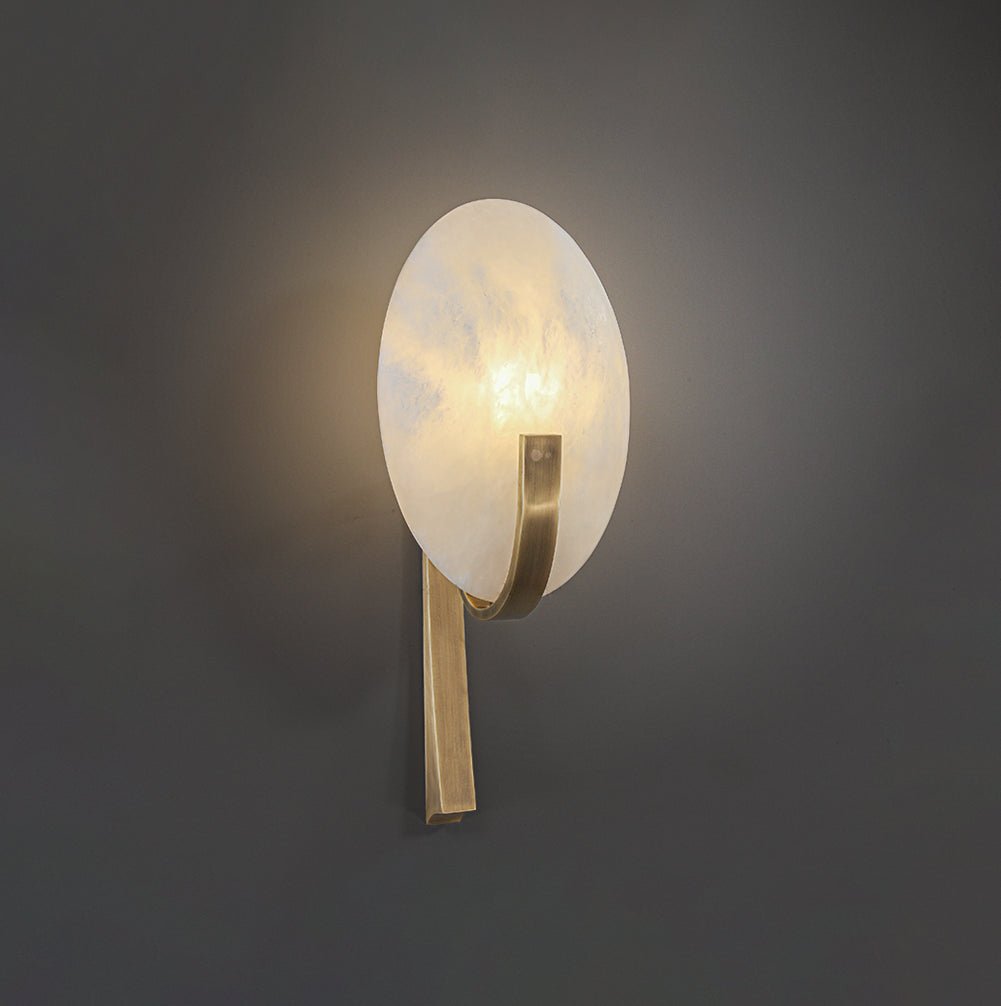 Redrenwynne Alabaster Wall Light-Moonnatur