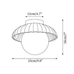 Rovenaelle Glass Ceiling Light-Moonnatur