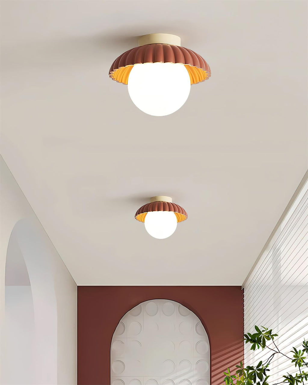 Rovenaelle Glass Ceiling Light-Moonnatur