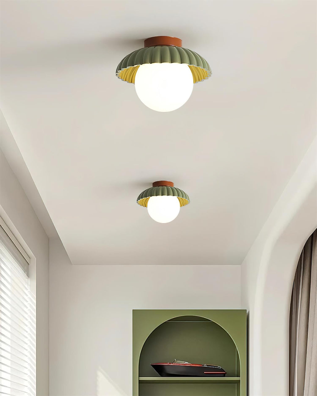Rovenaelle Glass Ceiling Light-Moonnatur