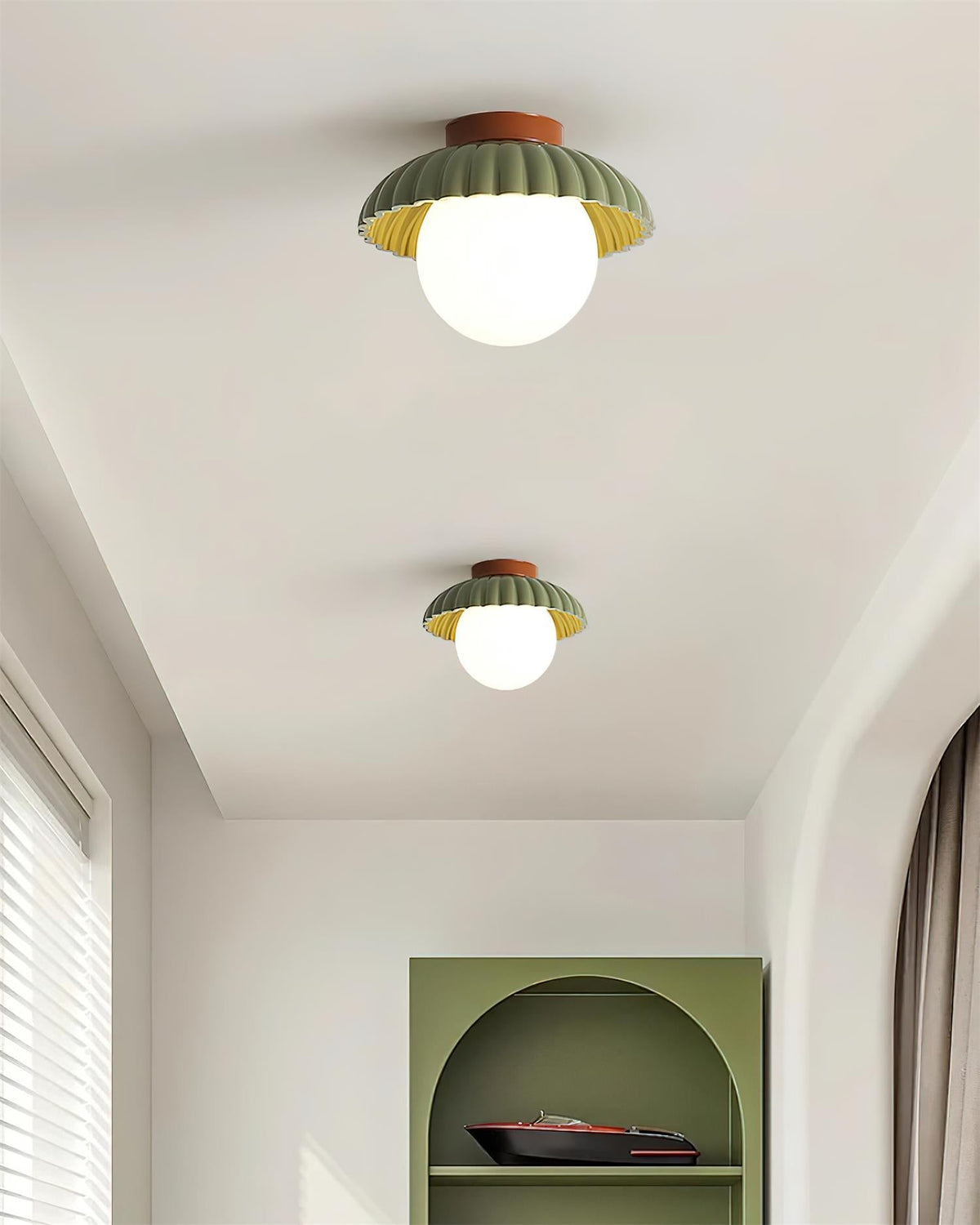 Rovenaelle Glass Ceiling Light-Moonnatur