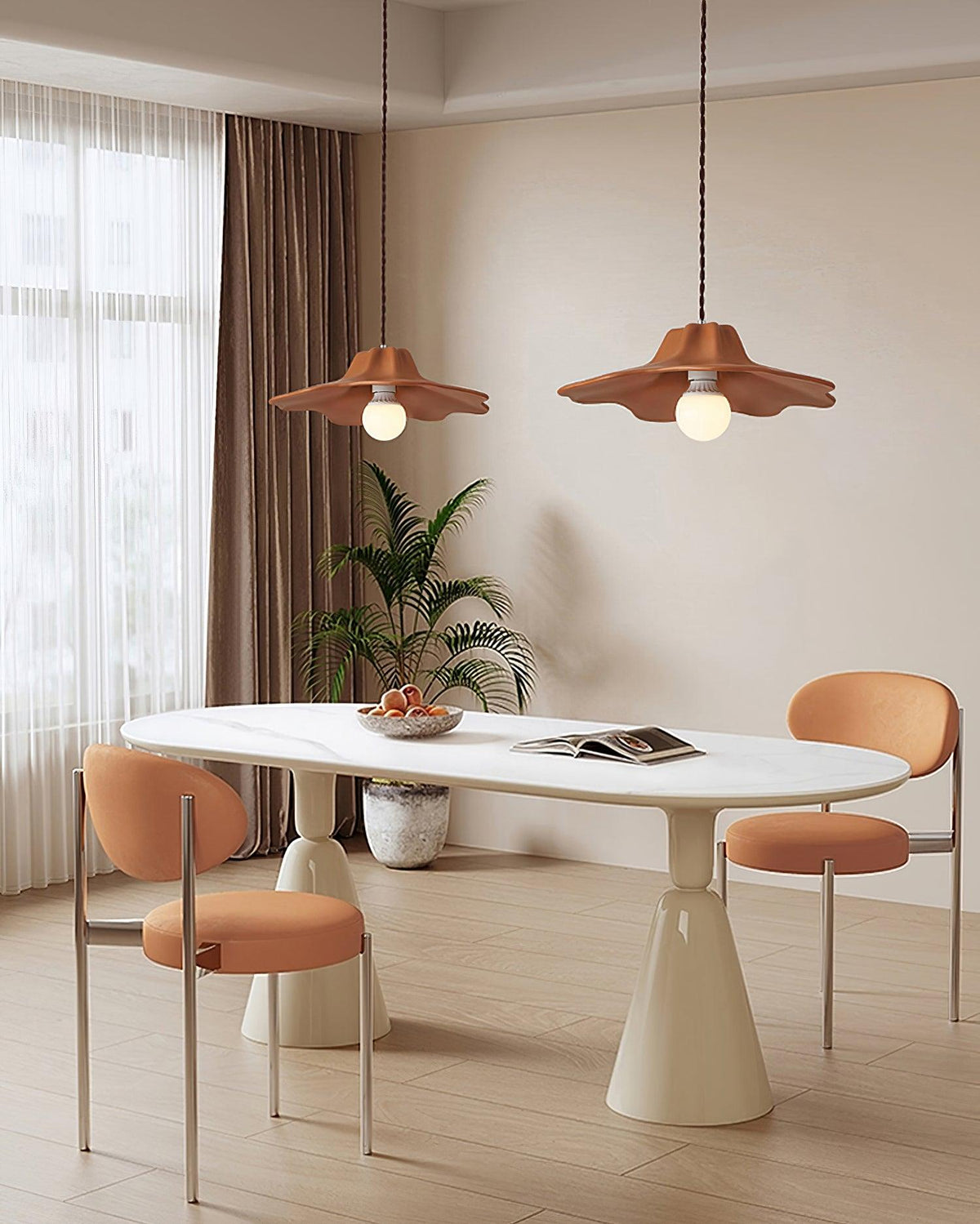 Oveline Resin Pendant Lamp-Moonnatur