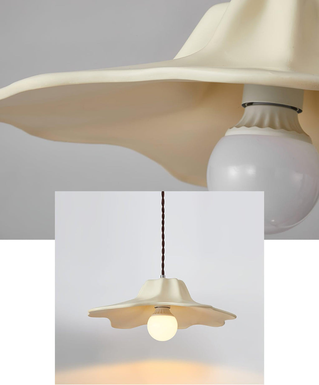 Oveline Resin Pendant Lamp-Moonnatur