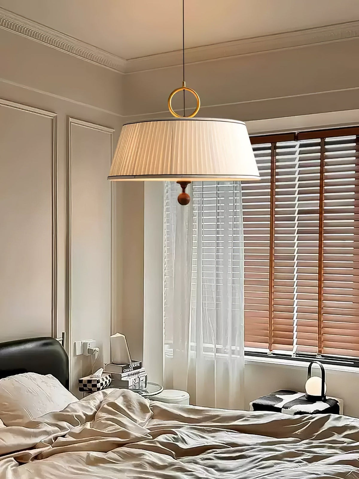 Iverina Fabric Pendant Light-Moonnatur