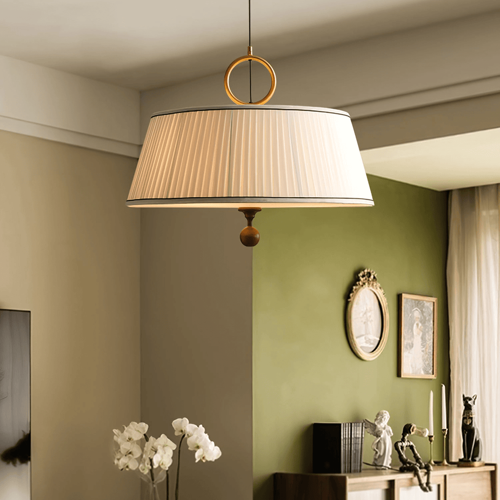 Iverina Fabric Pendant Light-Moonnatur