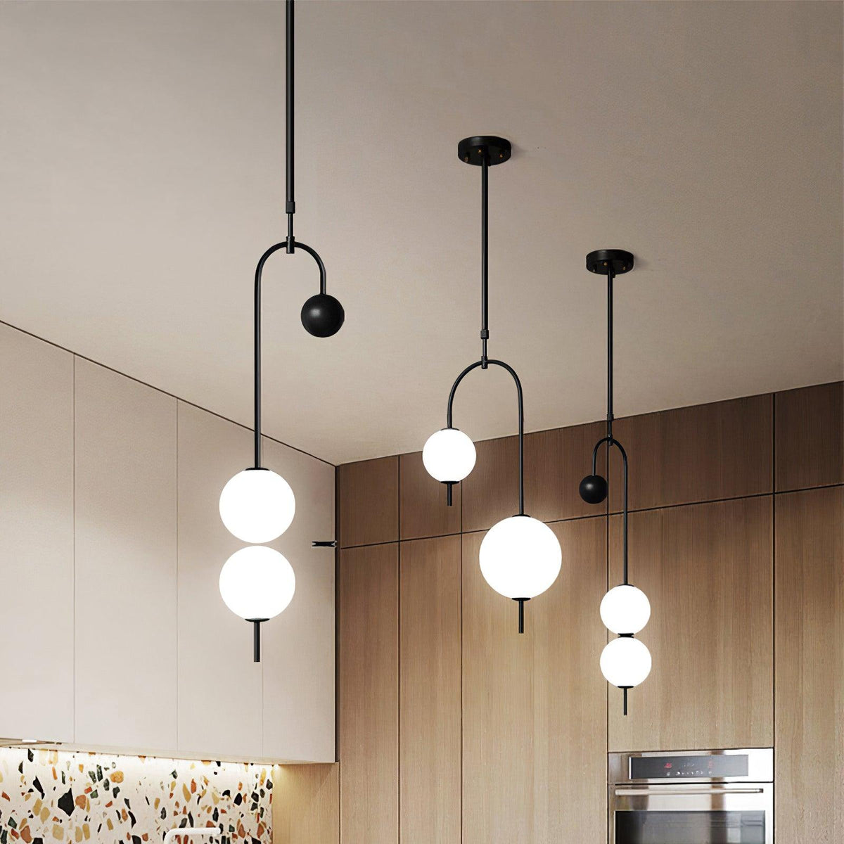 Myrenara Plastic Pendant Light-Moonnatur