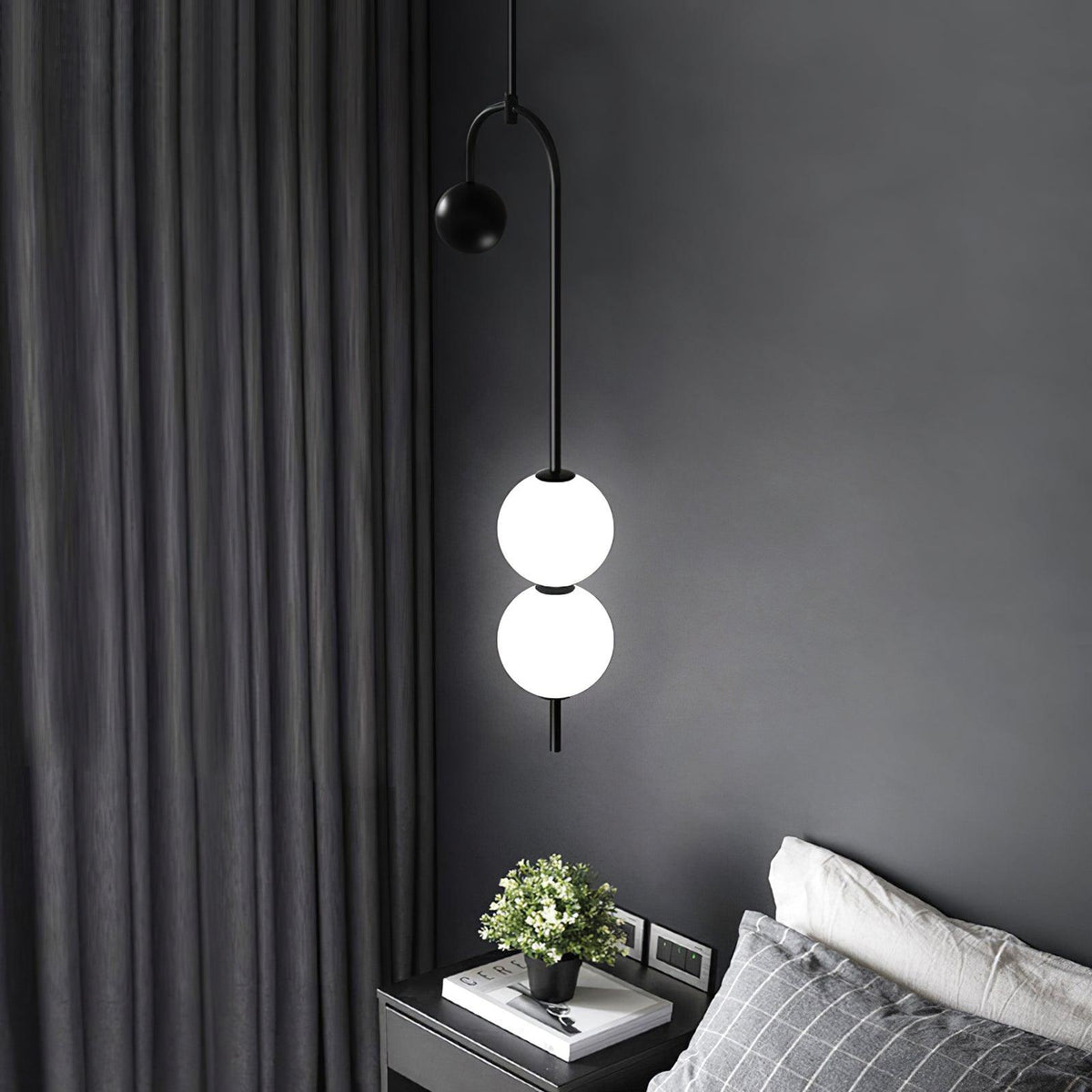 Myrenara Plastic Pendant Light-Moonnatur