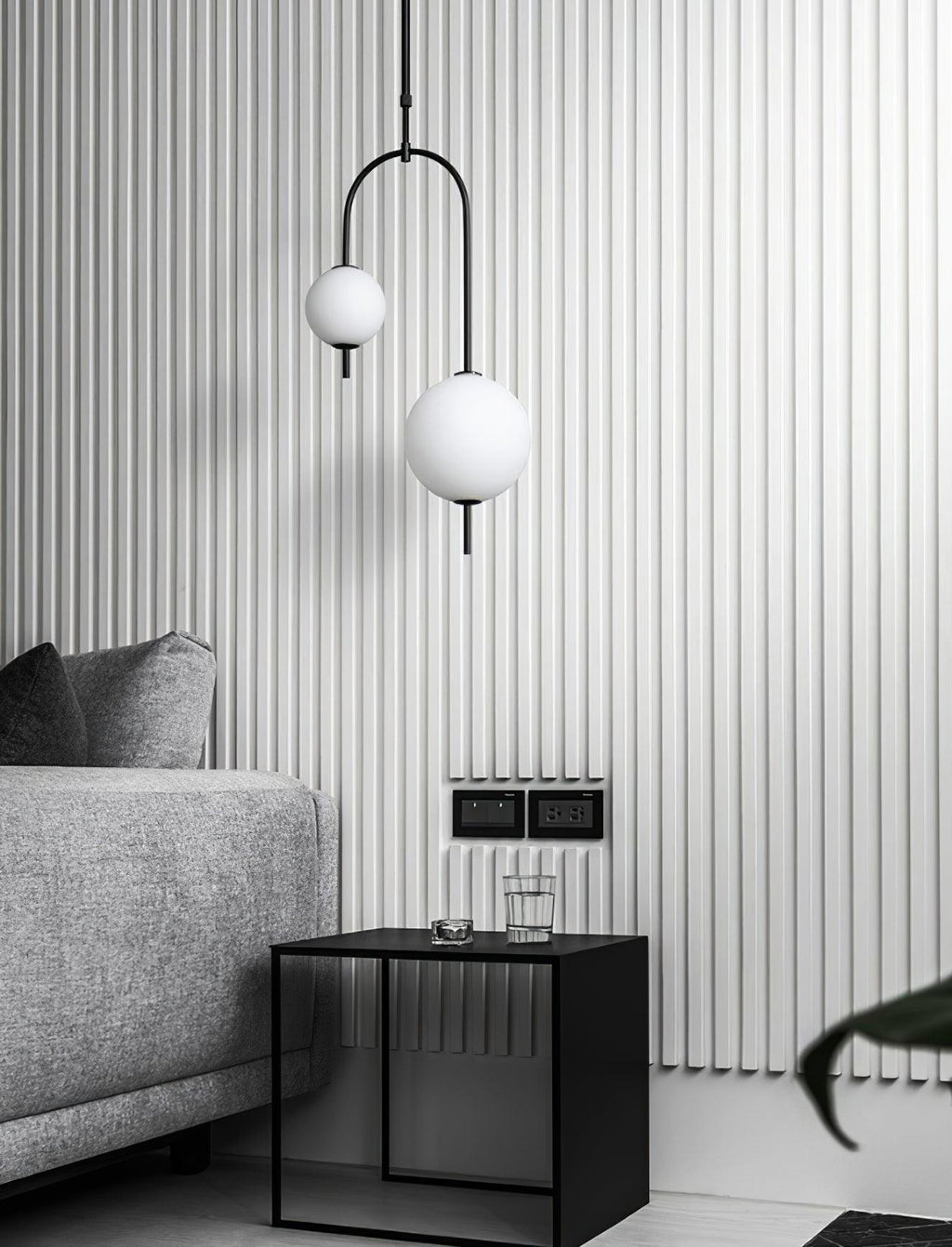 Myrenara Plastic Pendant Light-Moonnatur