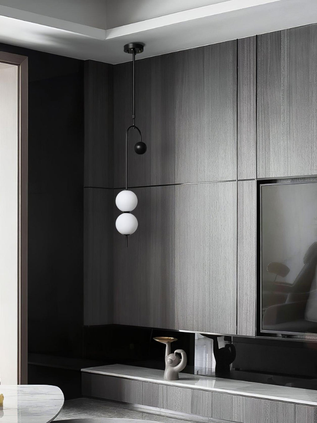 Myrenara Plastic Pendant Light-Moonnatur