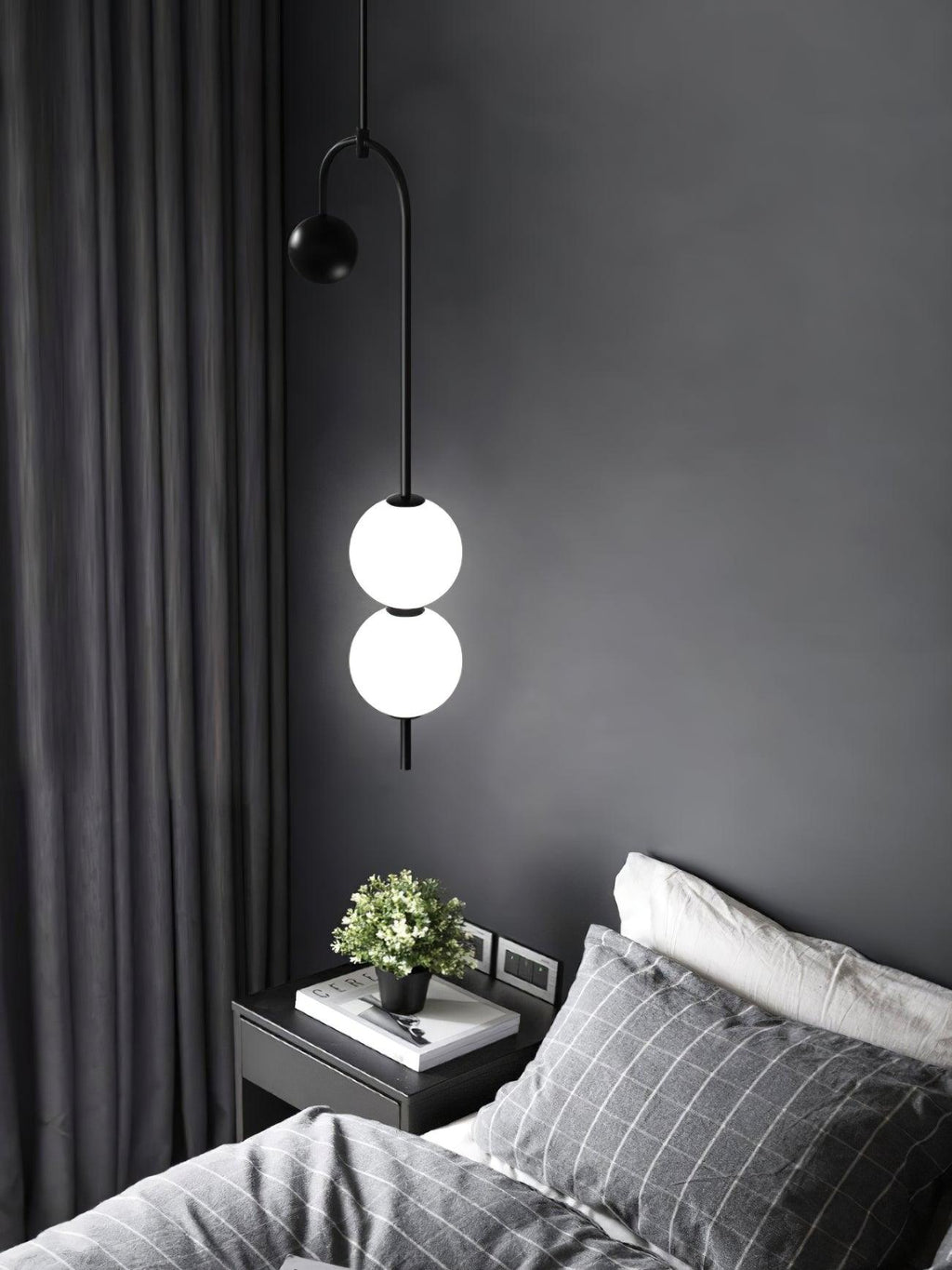 Myrenara Plastic Pendant Light-Moonnatur