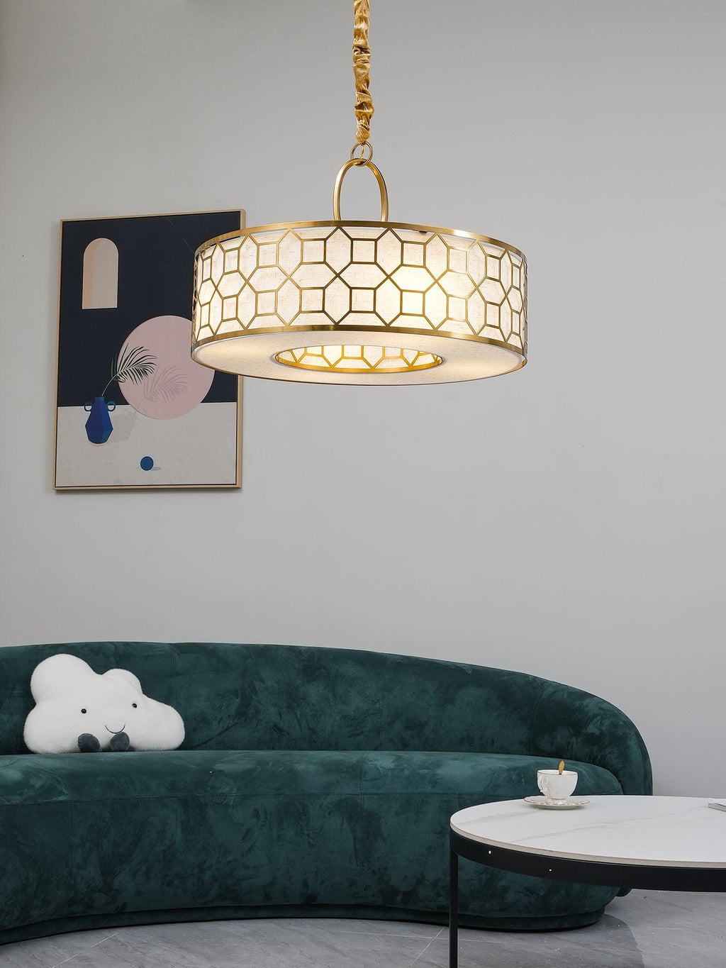 Verrina Glass Pendant Light-Moonnatur