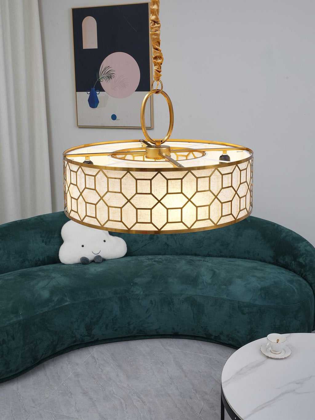 Verrina Glass Pendant Light-Moonnatur