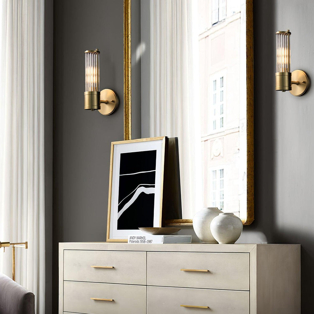 Larkenna Glass Wall Light-Moonnatur