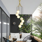 Ivrenheath Glass Chandelier-Moonnatur
