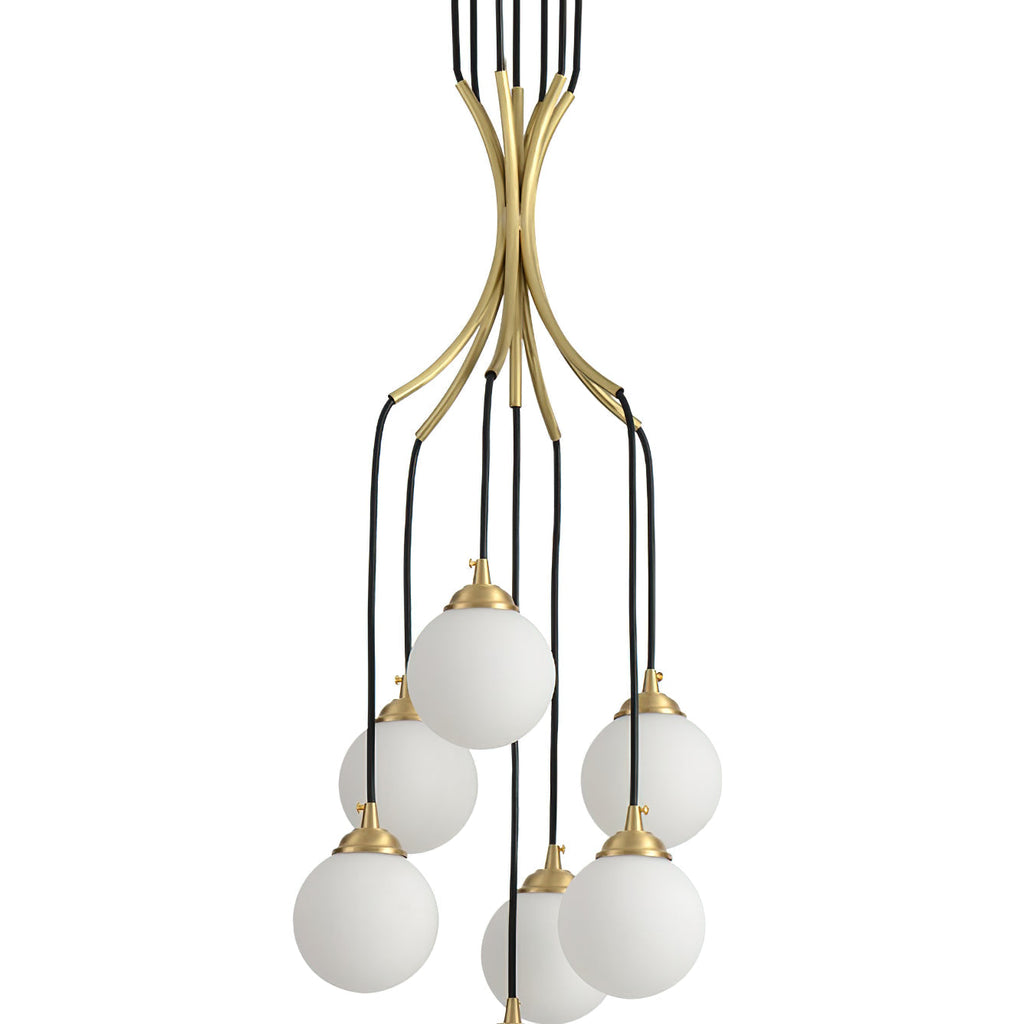 Ivrenheath Glass Chandelier-Moonnatur