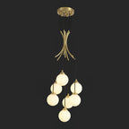 Ivrenheath Glass Chandelier-Moonnatur