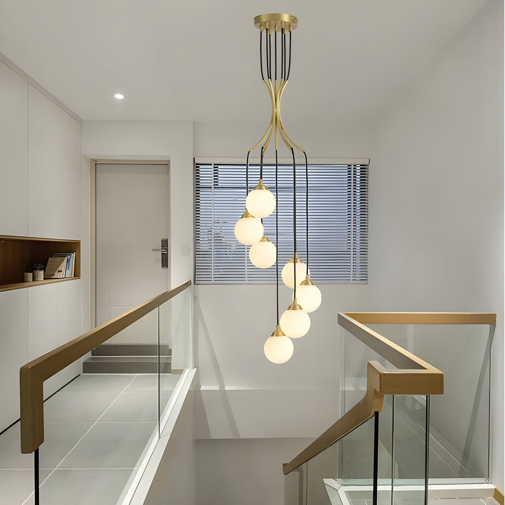 Ivrenheath Glass Chandelier-Moonnatur