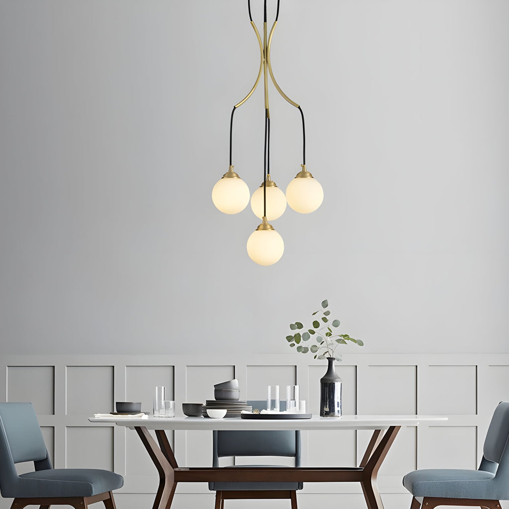 Ivrenheath Glass Chandelier-Moonnatur