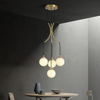 Ivrenheath Glass Chandelier-Moonnatur