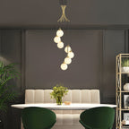 Ivrenheath Glass Chandelier-Moonnatur