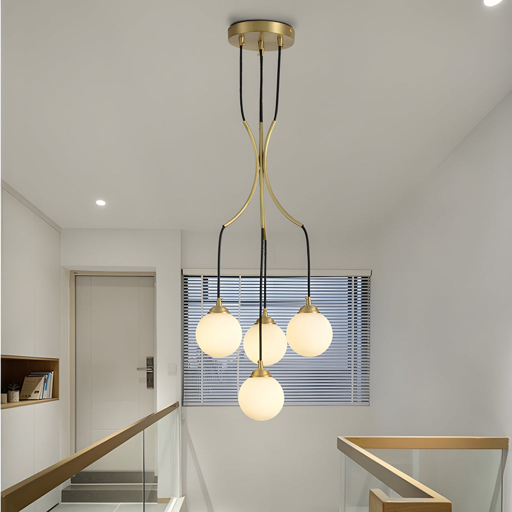 Ivrenheath Glass Chandelier-Moonnatur