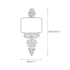 Inverford Fabric Wall Light-Moonnatur