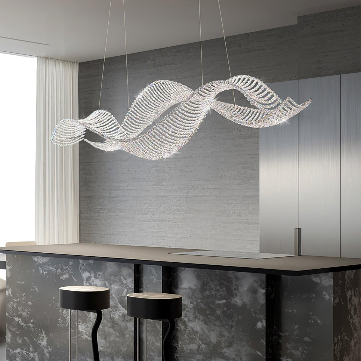 Xerenenna Crystal Chandelier-Moonnatur