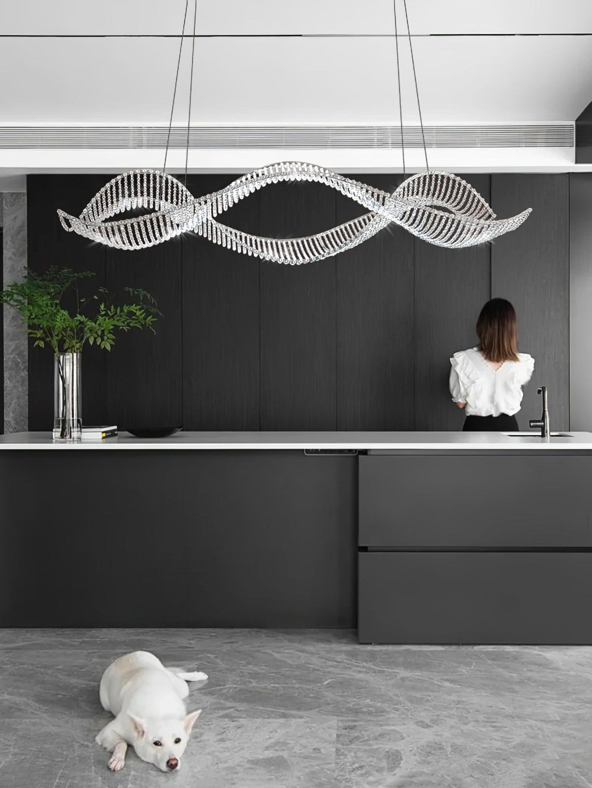 Xerenenna Crystal Chandelier-Moonnatur