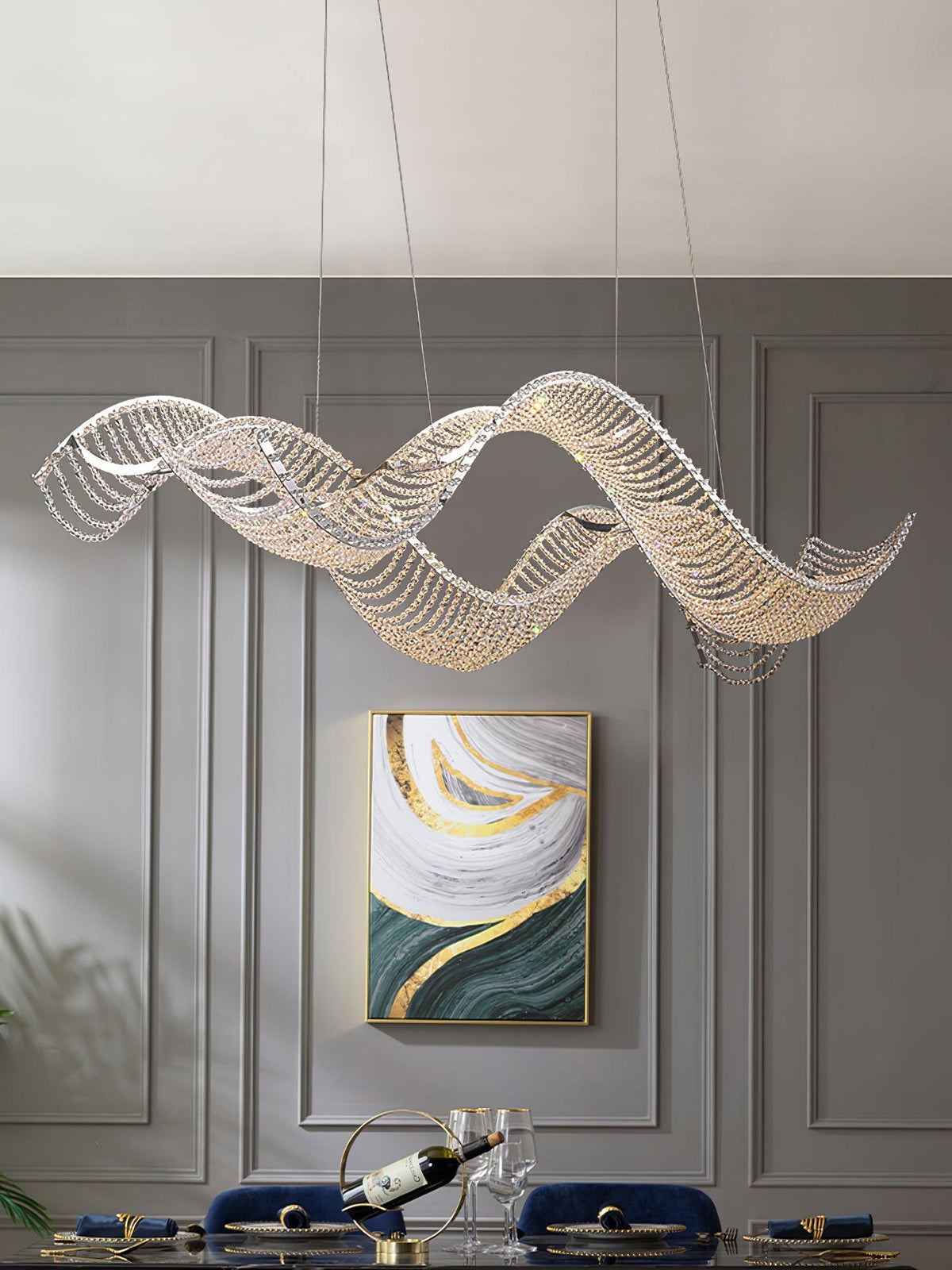 Xerenenna Crystal Chandelier-Moonnatur