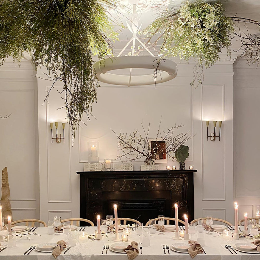 Celandrel Plaster Chandelier-Moonnatur