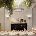Celandrel Plaster Chandelier-Moonnatur