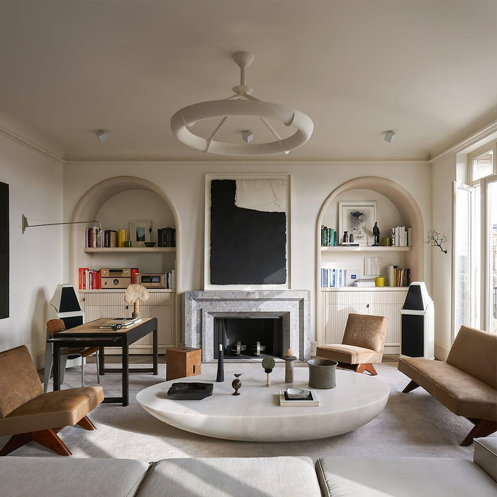 Celandrel Plaster Chandelier-Moonnatur