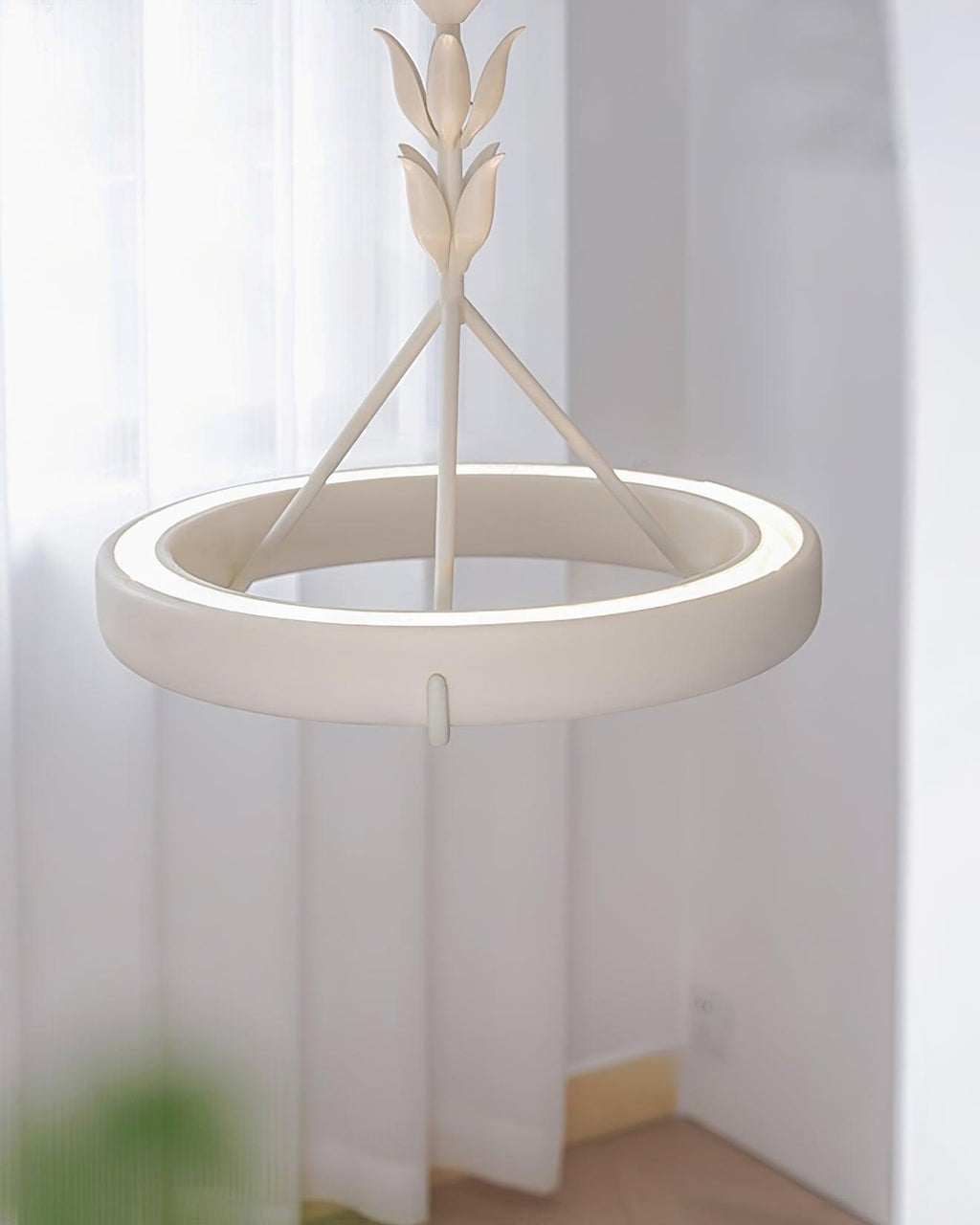 Celandrel Plaster Chandelier-Moonnatur